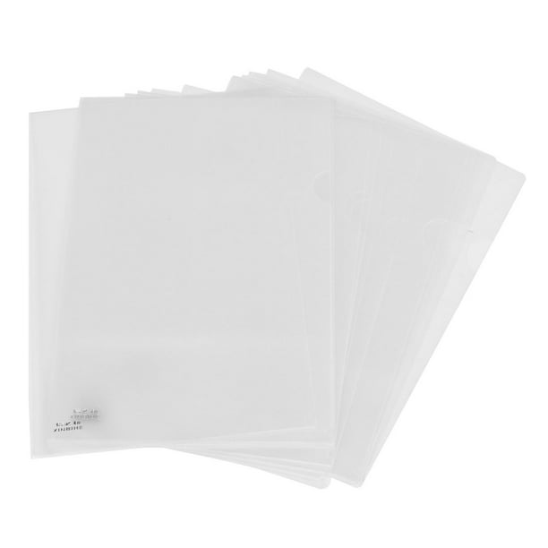 5Pcs Reuseable Plastic Transparent Clear A4 Paper Document File Folder 2020